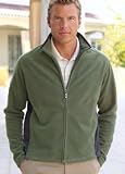 Big Mens Full Zip Microfleece Jacket by Ping Collection (Big & Tall and Regular Sizes)