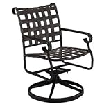 Woodard Ramsgate Strap Outdoor Swivel Rocker Patio Chair Textured Black WD060 TB 41a8c1ZeMSL. SL160 Woodard Ramsgate Strap Outdoor Swivel Rocker Patio Chair Textured Black WD060 TB