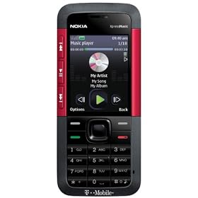 Nokia 5310 XpressMusic Phone, Red (T-Mobile)
