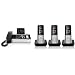 Siemens Gigaset DX600A TRIO SET mit 3x S810H Mobilteil - ISDN, Anrufbeantworter, Bluetooth� ECO DECT, schwarz