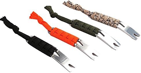 America Hello Portable Gear Crank Crowbar Pry Bar Keychain Survival Scraper Multi Tool