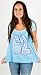 Rebel Yell Color Block Babydoll - Blue