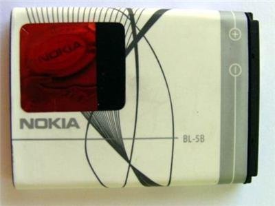 OEM ORIGINAL Nokia Standard Battery BL-5B for 5300 2366i 3220 3230 5140 6020 6021 6061 7260 N80 N90