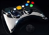 Chrome Yellow Xbox 360 5 Mode Rapid Fire Adjustable Modded Wireless Lighted Controller Remote