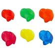 Pencil Grip Crossover Grip Ergonomic Writing Aid, For Right or Left Handed Users, Assorted Neon Colors, Bag of 6 (TPG-18006)