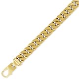 9ct Tight-Linked Heavy Curb Bracelet 9in/22.5cm