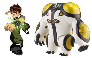 Childrens Toyshop  Toys : Ben 10 - 10cm Battle Figure - Cannonbolt