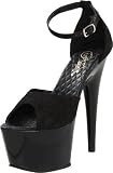 Pleaser Womens Adore-768/BSA-BLC/M Platform Sandal Sandals