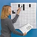 S&S Worldwide Laminated Blank Crossword Puzzle Grid