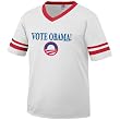 Vote Obama Mens Ringer T-shirt, Vote Barack Obama 2012 Mens Political V-neck Shirt