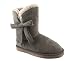 BOW SUEDE SHEARLING BOOT