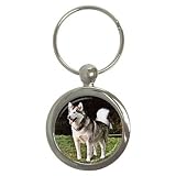Alaskan Malamute Key Chain (Round)