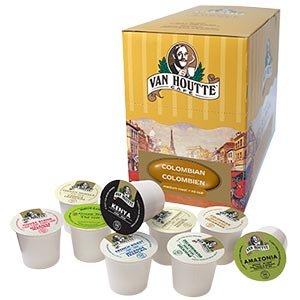 The Coffee Mixs 22 K-cup Van Houtte Sampler Guaranteed 22 Different Van Houtte Varieties Only From The Coffee Mix by The Coffee Mix, Keurig, K-cups, Tullys, Deidrich, Millstone, Folgers, Green Mountain, Timothys, Gloria Jeans, Van Houtte, Coffee People, D