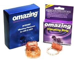 Omazing Intense His & Her Vibrating Ring Male Ring Erection Aid Economy Pack