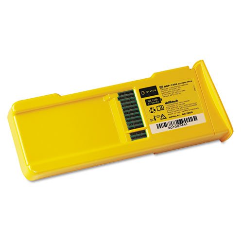 Defibtech Products - Defibtech - Replacement 5-Yr Battery Pack for LifelineAED DDU100, Incl. DAC-420 9V - Sold As 1 Each - Replacement battery pack for Lifeline AED DDU100 defibrillators. - Battery features a standby life (installed in the unit) of 5 years (including daily, weekly, monthly and quarterly self-tests), 125 defibrillation shocks, or 8 hours of continuous operating time. - Package incl