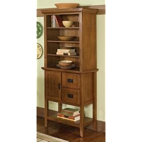 Arts and Crafts Bakers Rack - Cottage Oak by Home Styles