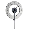 TFA 12.2055.10 Design-Gartenthermometer LOLLIPOP anthrazit mit schwarzem Zeiger