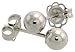 14k White Gold 4mm Ball Stud Earrings