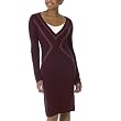 Mossimo® Black: Chevron Dress - Garnet