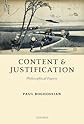 Content and Justification: Philosophical Papers