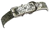 Click for more about Silver Shimmer Sparkle Pampered Pooch Dog Collar L - FunGifts.