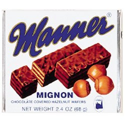 Manner Mignon Chocolate Covered Wafers 2.25oz by Manner