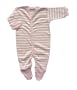 Under The Nile Footie, Pink/Stripes, 0-3 Months