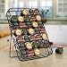 Universal Keurig K-cup Storage Rack 35 Capacity Can Be Used on Countertop, Inside Drawer or Mount on Wall, Black Scroll Design