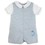 Petit Ami Newborn/Toddler Boys Golf Sunsuit Romper