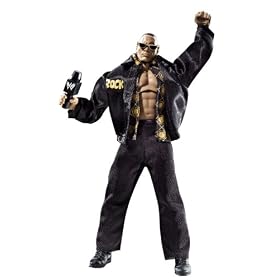 WWE Mattel Defining Moments 2 The Rock Figure