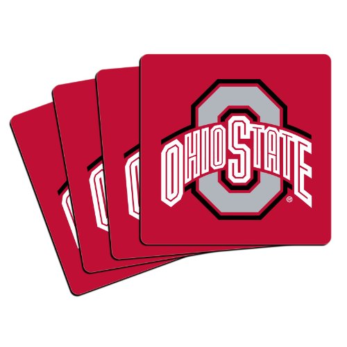 Ohio State Buckeyes Neoprene Coasters Party Supplies