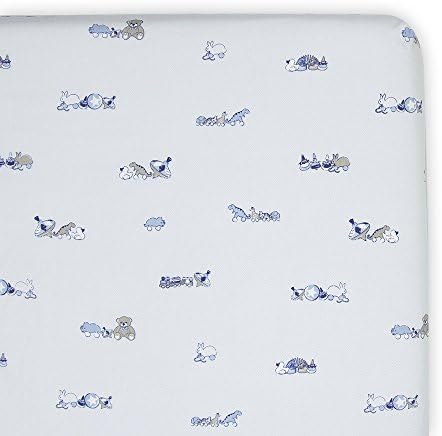 The Little Linen Company - Bassinet Fitted Sheet - Toy Parade