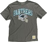 Carolina Panthers Button Hook Slimmer Fit Retro T Shirt By Reebok (L=42)