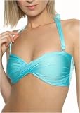 Pour Moi? Azure padded bandeau top