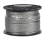 Campbell 1/4 x 250' Galvanized Cable 7000827 Aircraft Cable