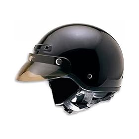 Half Motorcycle Helmets with Neck Warmer 40Black