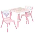 Levels of Discovery Fairy Wishes Table & 2 Chair Set - Pastel pink