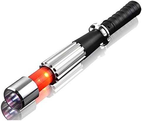 LED Handy Flashlight with Focusing System, 500 Lumens Oouput(Max), 800 meters Beam Range, Fall-protection Feature, 18650 Recahrgeable Battery(Not Included) for Alarming, Adventure