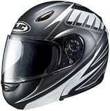 HJC CL-MAX CLMAX FLIP-UP EVOLVE MC5F BLACK/SILVER/WHITE MOTORCYCLE Full-Face-Helmet