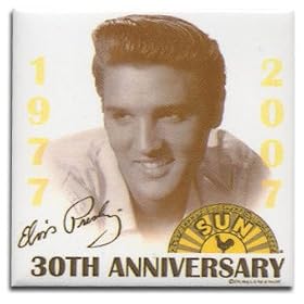 Elvis 30th Anniversary Button