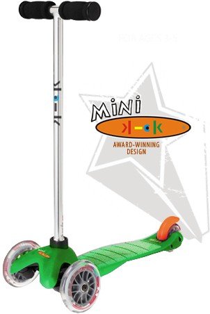 mini kick Scooter - GREEN