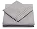 Cosy House Collection Everyday 1500 Series Pillowcases - Master Bedroom Essentials - Luxury Hotel Quality - Silky Soft & Smooth - Gentle & Skin Friendly - Set of 2 (King, Silver)