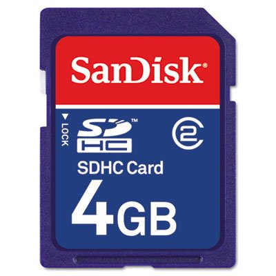 SanDisk 8 GB Class 2 SDHC Flash Memory Card SDSDB-8192-A11