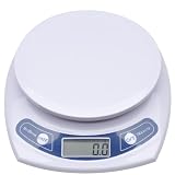TSdrena お料理に便利 0.1g単位/最大計量3kg デジタルクッキングスケール (秤) HEM-KDS301P-W
