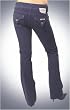 Hudson 5 Pocket Pinstripe Bootleg