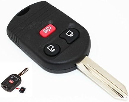 New Uncut blank Repair Remote smart keyless fob KEY shell case For Ford 3 buttons No Chips Inside