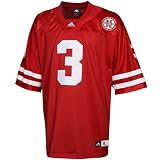 adidas Nebraska Cornhuskers #3 Premier Tackle Twill Football