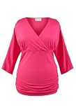 Avenue Plus Size Shirred Detail Knit Top