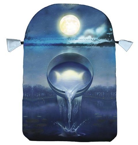 Silver Witchcraft Satin Bag