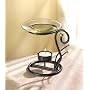 ART DECO OIL WARMER ESSENTIAL AROMATHERAPY KIT SCENTED